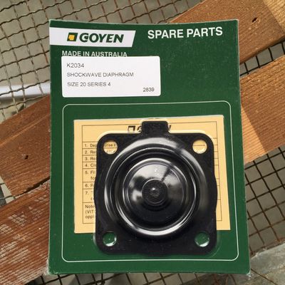 Los kits de mantenimiento Goyen RCAC20 Tipo K2034 Serie T4, ST4, DD4, FS4 Material nitrílico mejor clasificado