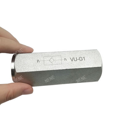 VU-G1 VU-G11/4 VU-G11/2 VU-G2 Válvula hidráulica de tubo recto de un solo sentido
