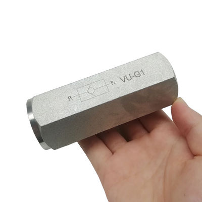 VU-G1/4 Válvula hidráulica unidireccional válvula de rebote hidráulica de tipo tubo