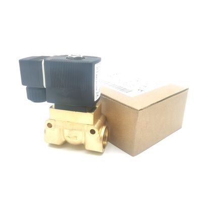 Válvula electromagnética Burkert 00134239 G1/8 AC220V 6014 C Normalmente cerrado 0~25bar 3/2 Dirección Cuerpo de latón