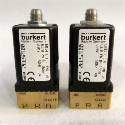 NBR sello de latón cuerpo de Burkert válvula de control de solenoide 00125332 6014
