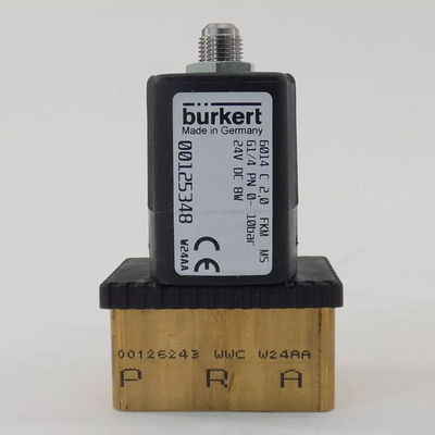 Los sistemas de control de fluidos de Burkert - 125348 - Válvula solenoide, 6014 00125348