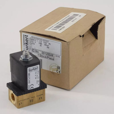 Los sistemas de control de fluidos de Burkert - 125348 - Válvula solenoide, 6014 00125348