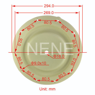 Ingersoll Rand 1.5 "Inch 94615-A 94617 Santoprene/PTFE Kit de diafragma 666152-281-C 666152-2EB-C