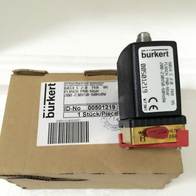 Válvula electrónica Burkert 6014 con interruptor manual 230V 00501219