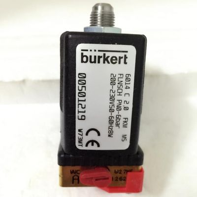 Válvula electrónica Burkert 6014 con interruptor manual 230V 00501219