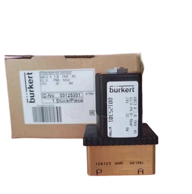 00308501 URKERT Válvula de solenoide 5404 G1/2 2/2 Normalmente cerrada 12 Agujero de flujo FKM Cuerpo de válvula de latón sellado DC24V 8W 1-50bar