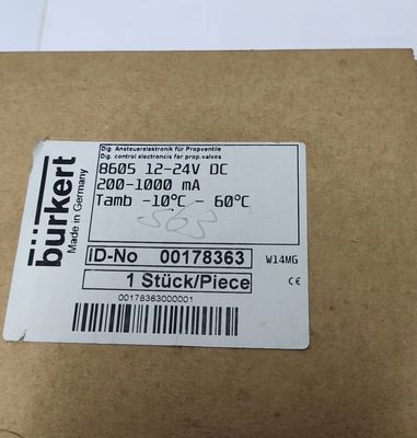 00308501 URKERT Válvula de solenoide 5404 G1/2 2/2 Normalmente cerrada 12 Agujero de flujo FKM Cuerpo de válvula de latón sellado DC24V 8W 1-50bar