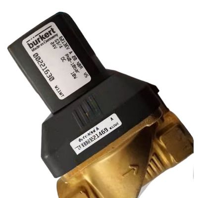 BURKERT 00308505 G3/4 2/2 Normalmente cerrado 20 Agujero de flujo FKM Cuerpo de válvula de latón sellado AC220V 8W 1-40bar Tipo 5404