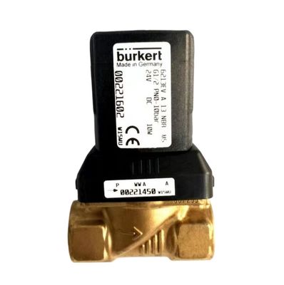 BURKERT 00308505 G3/4 2/2 Normalmente cerrado 20 Agujero de flujo FKM Cuerpo de válvula de latón sellado AC220V 8W 1-40bar Tipo 5404