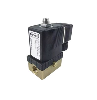 Válvula de solenoide Burkert 00308508 Sello FKM G1 2/2 cerrado normalmente 25 agujeros de flujo AC220V 8W 1-40bar