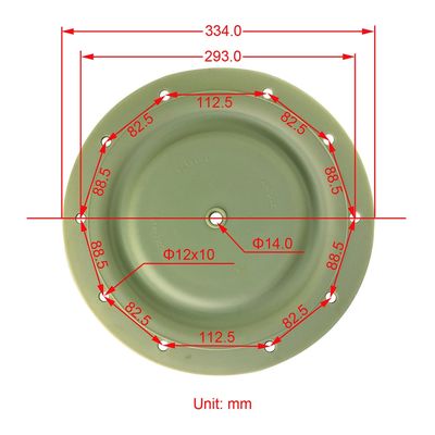 96391 96392 2" DN50 Kit de diafragma de onda de choque Ingersoll Rand