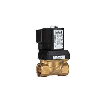 00301170 BURKERT 5404 G1/2 2/2 Normalmente abierto 12 Agujero de flujo FKM (Fluorrubber) Cuerpo de válvula de latón sellado AC24V 8W 1-32bar