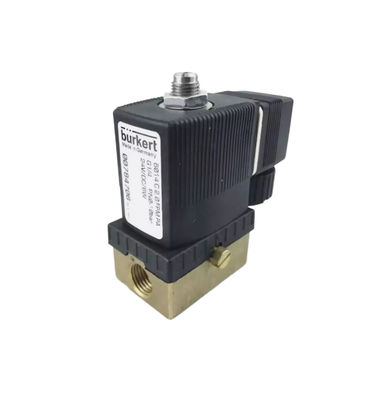 00301170 BURKERT 5404 G1/2 2/2 Normalmente abierto 12 Agujero de flujo FKM (Fluorrubber) Cuerpo de válvula de latón sellado AC24V 8W 1-32bar