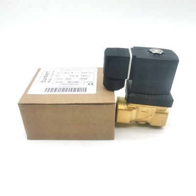 Cuerpo de latón de la válvula de Burkert 00308120 G1 2/2 Normalmente abierto 25 Agujero de flujo FKM (Fluorrubber) Sello 8W 1-25bar