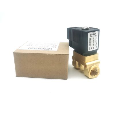 Válvula de solenoide industrial 00085337 G1 1/4 2/2 Normalmente cerrada 32 Agujero de flujo FKM (cabuco fluorado) Cuerpo de válvula de latón sellado AC24V 8W 1-25bar