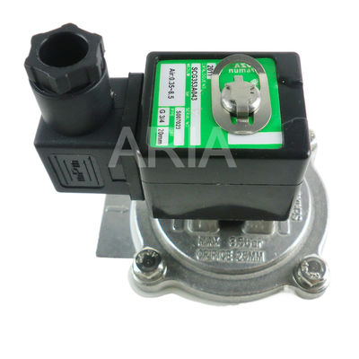 Válvula de pulso electromagnético SCG353A043 el ángulo recto de la bobina ASCO 1 pulgada 6 minutos