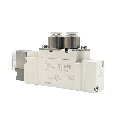 Las válvulas de 5 puertos SMC y las válvulas de solenoide SY3120-5LZD-C6