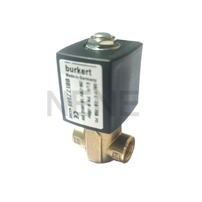 Burkert Solenoide 6013 Tipo de acción directa 00134243 2/2 Normalmente cerrado G1/8 pulgadas 2.5 Agujero de flujo FKM Sello 220VAC 8W 0~16bar