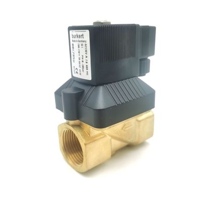 Válvula de solenoide Burkert Sello FKM 00126091 24VDC 8W 0~6bar 6013 Tipo de acción directa G1/8 pulgadas 2/2 Normalmente cerrado 3.0 agujero de flujo