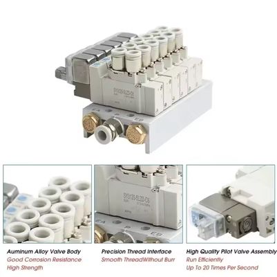 Las válvulas solenoides de sello blando SMC de la serie SY3320-5LZD-M5 SY3320-6LZD-M5