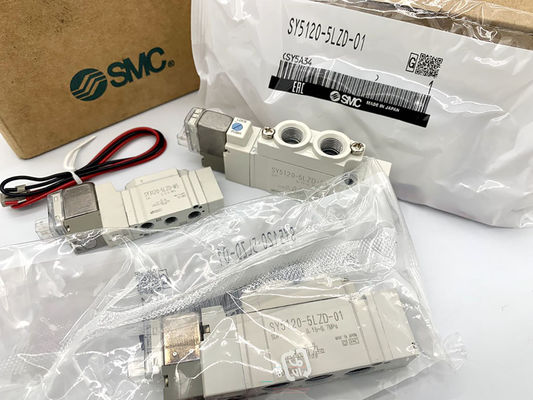 Las válvulas solenoides SMC de 5 puertos SY5120-5LZD-01 SY5120-6LZD-C8 serie SY5120