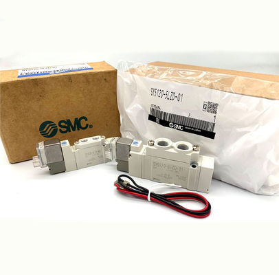 Las válvulas solenoides SMC de 5 puertos con sello blando SY5220-6LZD-01 SY5220-5LZD-C6 SY5220-5LZD