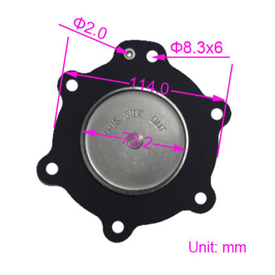 C113825 Valvula de pulso ASCO Diafragma de 1,5 pulgadas kits de reparación SCG353A045 Aplicaciones industriales