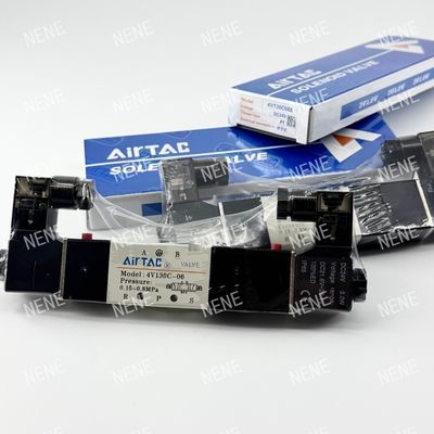 5 Dirección 3 Posición 4V130E-06 Válvula de solenoide con cuerpo de aleación de aluminio