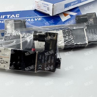 Válvula electromagnética 4V130P-06 AIRTAC para el control de aire preciso en el rango de presión de 0,15 a 0,8 MPa