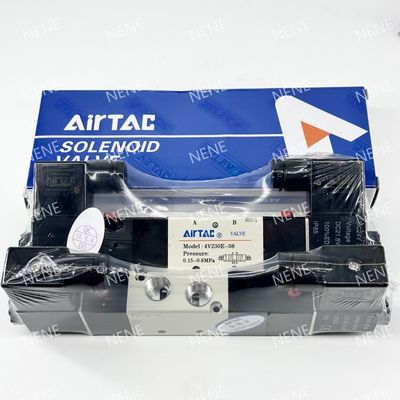 Válvula de solenoide 4V330C-08 AIRTAC para el aire de 0,15 a 0,8 MPa 21 a 114 Psi aire fluido