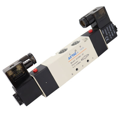 Airtac 4V330C-08 DC24V 4V330C-10 AC220V Válvula de aire solenoide ((5/2,5/3 manera) - 4V330C08B
