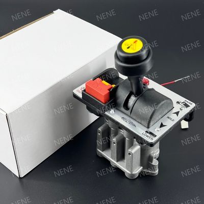 6CV-D Six Hole Dump Truck Control Valve with PTO Function Silver Aluminum alloy