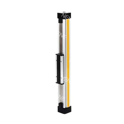 Cilindro neumático de pistón de doble efecto con perfil de aluminio OSP-P25-1500/1600/1700/1800. Soporte para personalización.