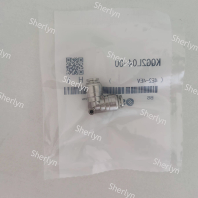 SMC KQG2L04-01S Codo de 90 grados con sellador de acero inoxidable 316 4 mm X R1/8