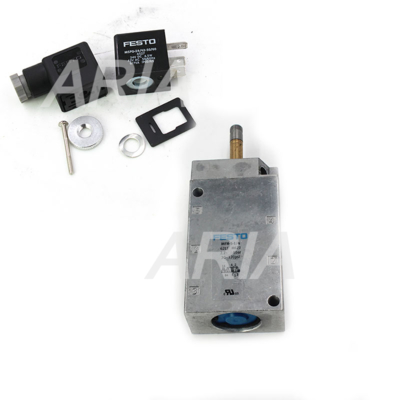 Festo MFH-5-1/4 6211 Válvula de solenoide, 5/2 mec spr monestable, int piloto, 2-10 bar, 1300L/min, G 1/4