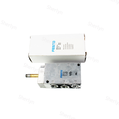 FESTO MFH-5-1/4 Válvula solenoide 5/2, Retorno por muelle, Monostable, G 1/4, Serie MFH