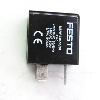 Bobina de solenoide MSFW-230-50/60 Festo 4540 IP65, 230VAC, paletas para el MSSD-F 3 pin