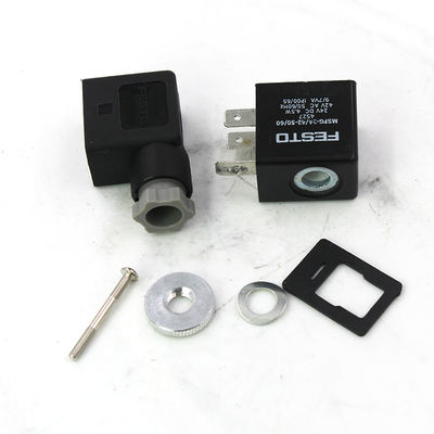 BOBINA DE SOLENOIDE FESTO 4527 MSFG-24-50/60, 24VDC, 4.5W, IP65, Aletas de enchufe para MSSD-F, 3 pines