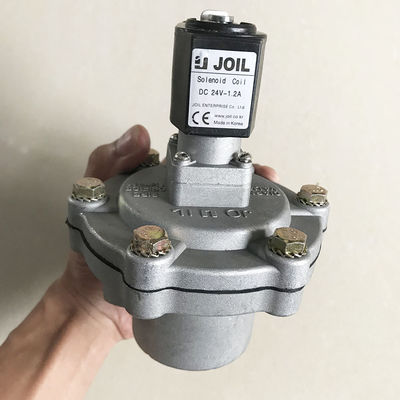 Válvula solenoide JOIL para exteriores de tipo único normalmente cerrada JISI40 de 1-1/2 pulgadas, válvulas de chorro de pulso