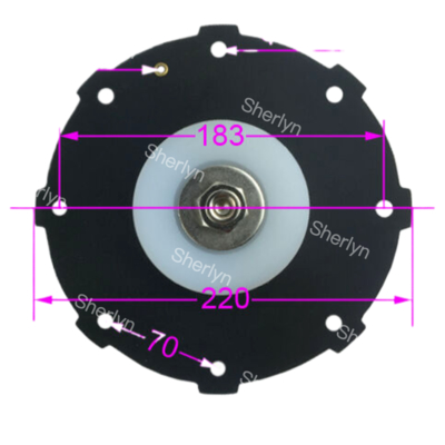 Diafragma de goma para válvula de chorro de pulso de ángulo recto de 3 pulgadas BFEC DMF-Z-76S DMF-Y-76S