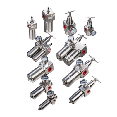Válvula de regulación de temperatura SFRL400-03 de acero inoxidable 316 válvula de control de aceite regulador de filtro de filtro neumático