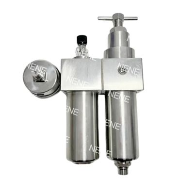 SFSRSL400 Filtro de aire lubricador de 1/2" con rosca, triple pieza, filtro regulador de acero inoxidable, dispositivo de niebla de aceite