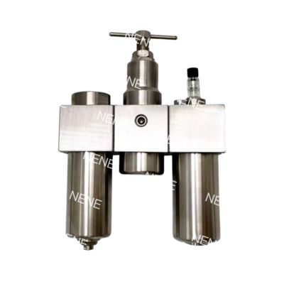 SFSRSL200 Juego Triple Acero Inoxidable SUS316 Regulador de Filtro Neumático Lubricador G1/4 Regulación de Presión