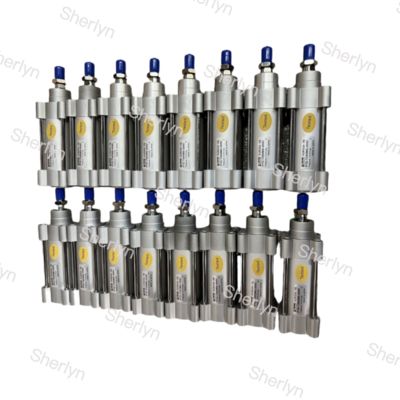 Componentes de automatización del cilindro de aire de doble efecto PARKER ISO15552 P1F-S032MC-0075-0000 de la serie P1F