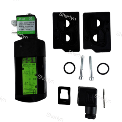 Válvula electromagnética ASCO Serie 551 SCG551A001MS Bobina simple