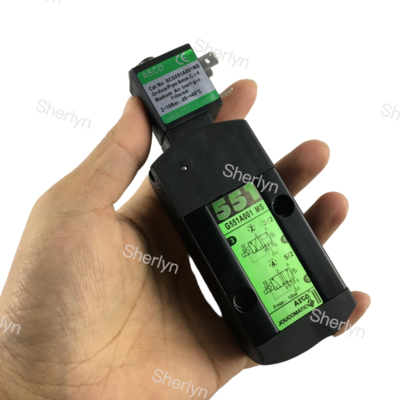 SCG551A017MS ASCO Válvula Solenoide de Dos Posiciones Cinco Vías Dos Posiciones/Tres Vías