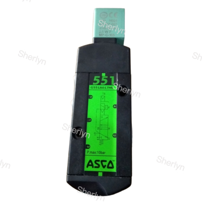 SCG551A017MS ASCO Válvula Solenoide de Dos Posiciones Cinco Vías Dos Posiciones/Tres Vías