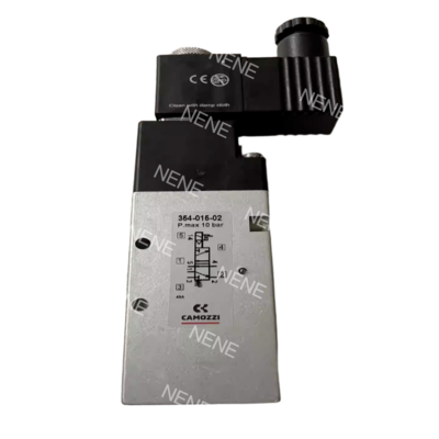 CAMOZZI 358-015-02-G77 Válvula Solenoide 5/2 Vías 1/8" 24V DC 3.1W /48V AC 3.8VA