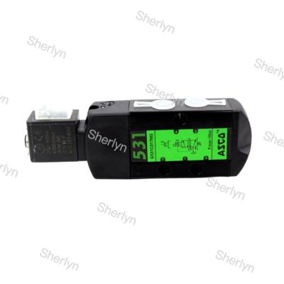SCG531C001MS-2 - Válvula solenoide ASCO de la serie 531 de chapa de 5 vías y 2 posiciones